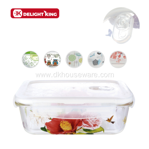 Leakproof High Borosilicate Glass Airtight Containers set